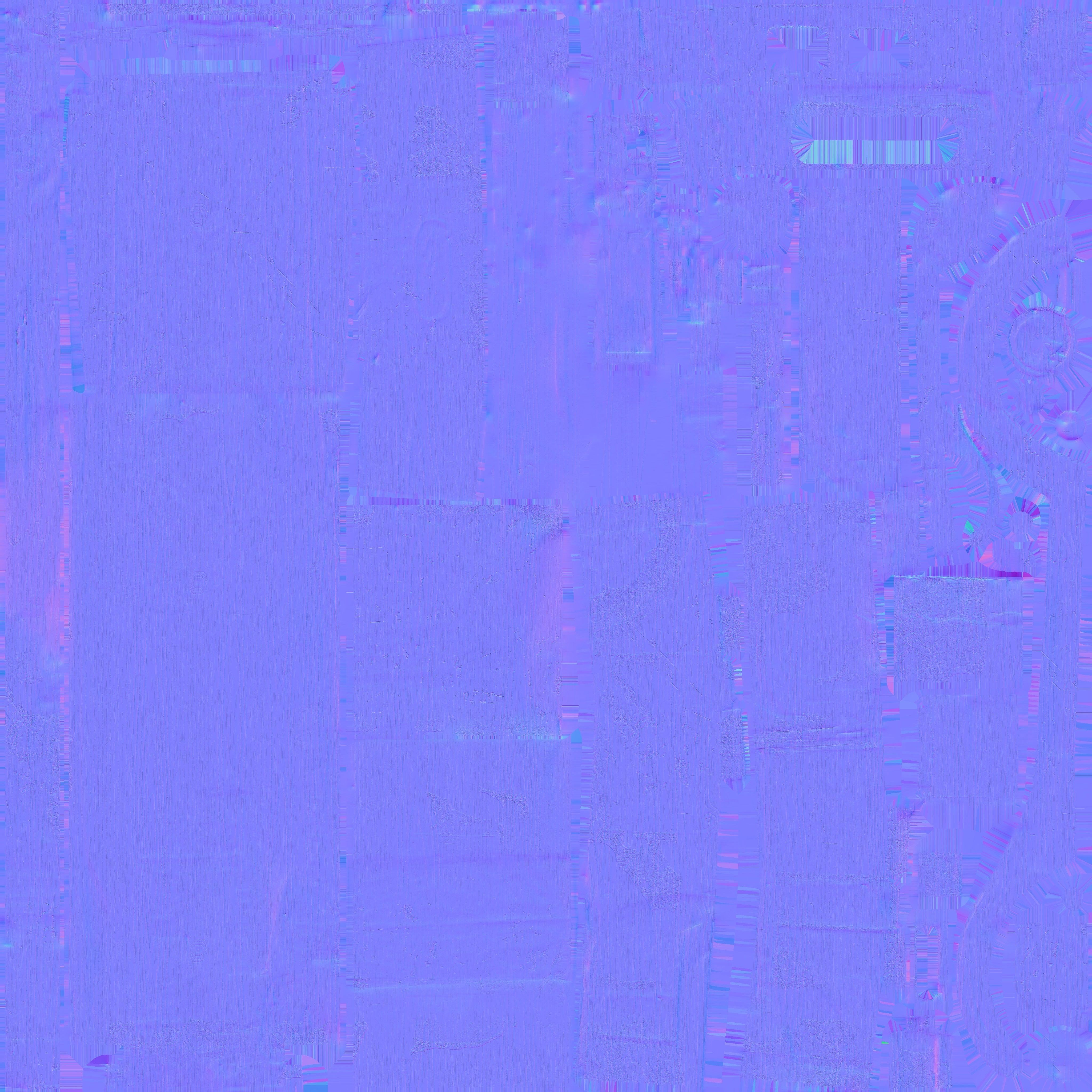 Game Ready Wooden Toy Car Low-poly 3D model_13