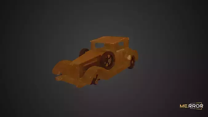Game Ready Wooden Toy Car