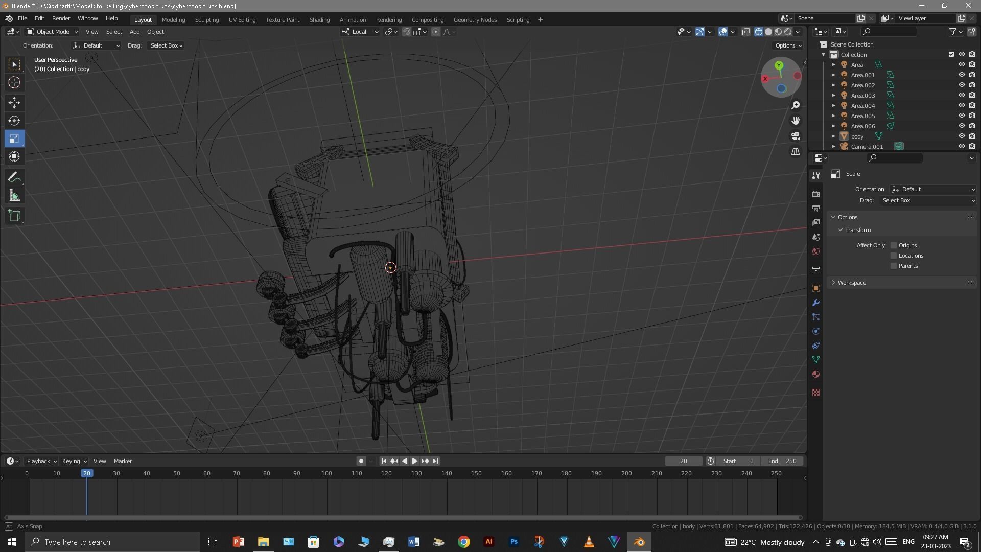 Food Truck 3D model_46