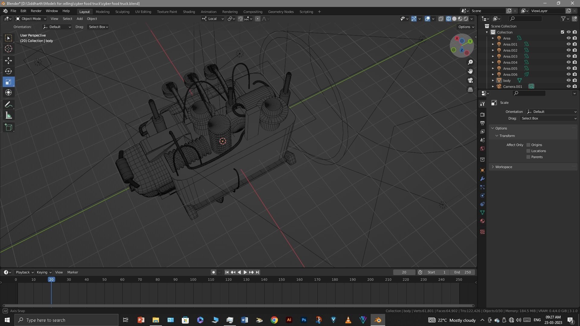 Food Truck 3D model_32