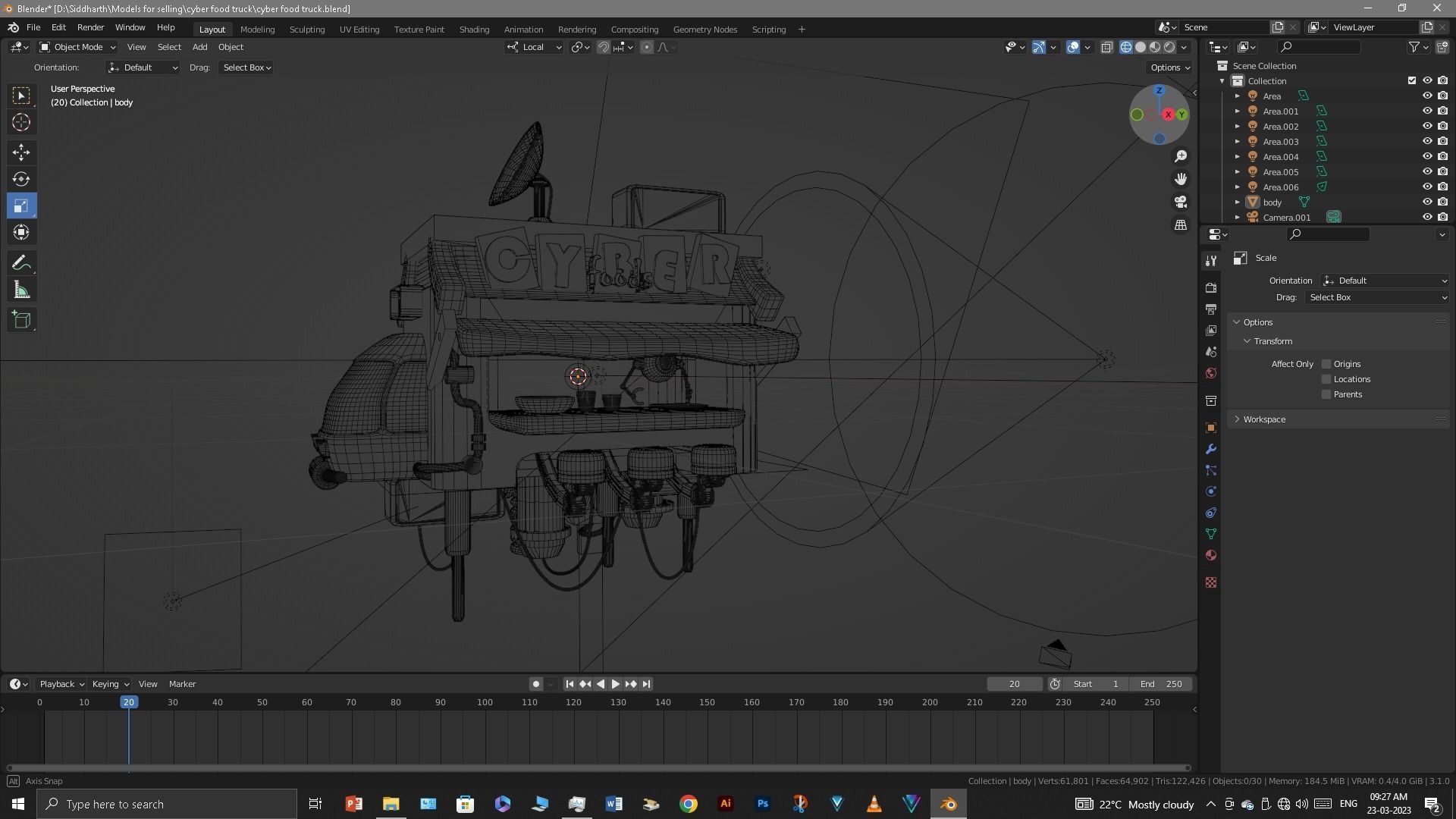 Food Truck 3D model_43