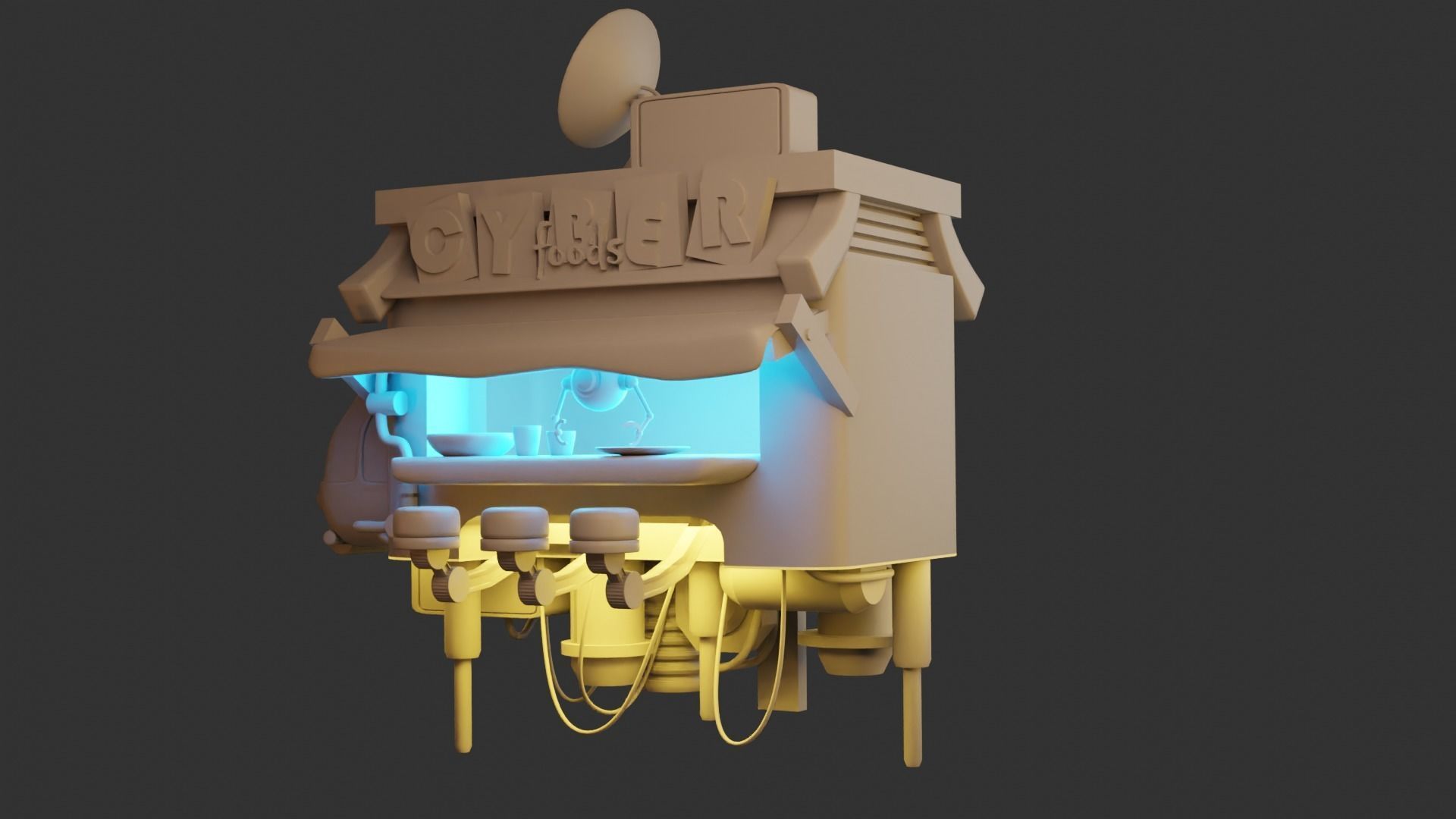 Food Truck 3D model_4