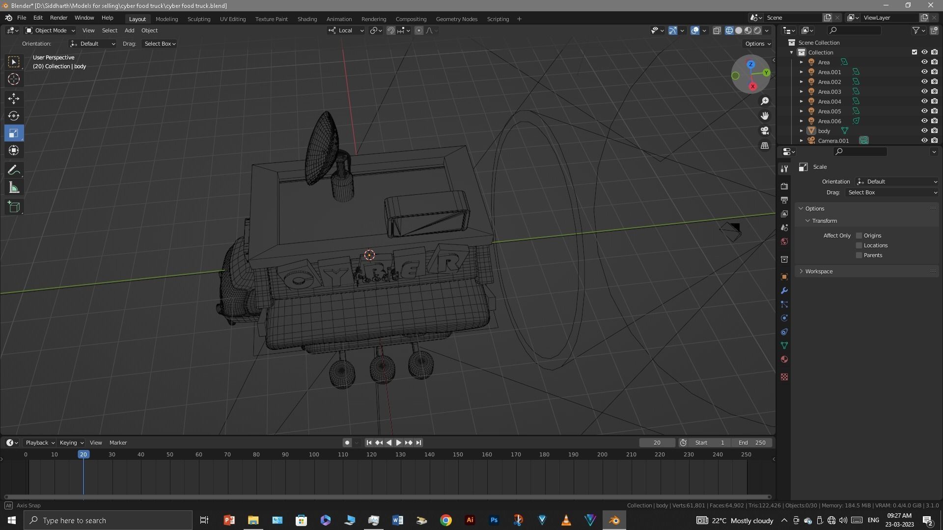 Food Truck 3D model_41