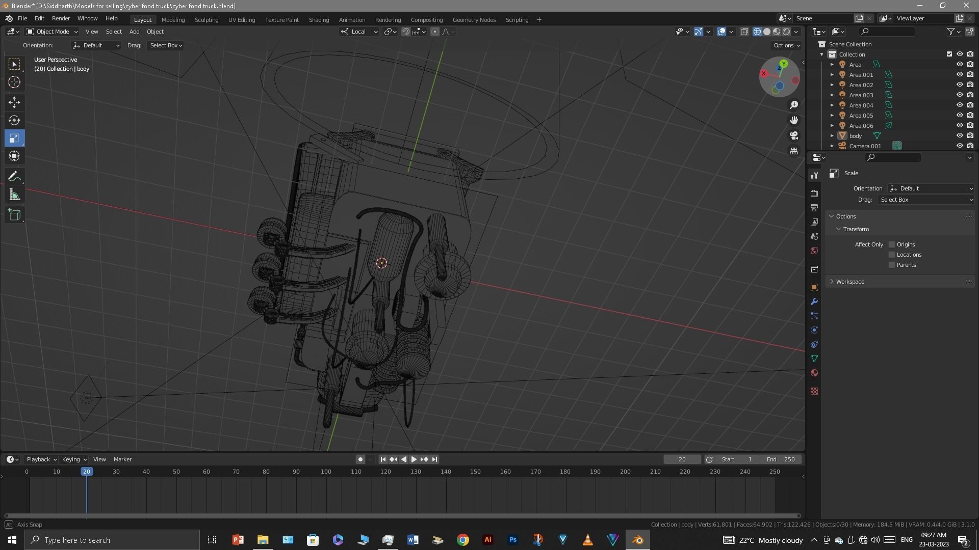Food Truck 3D model_40