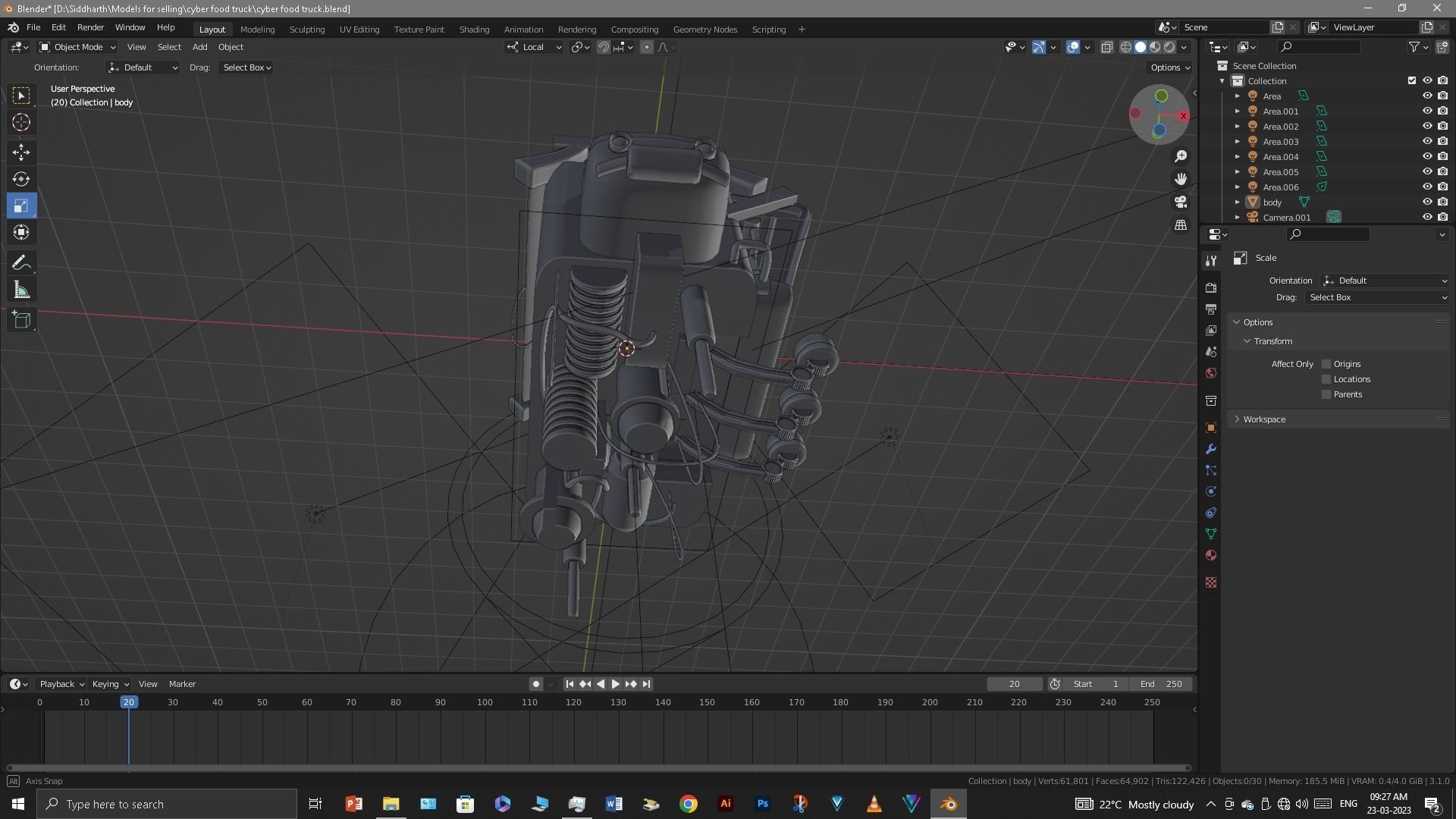 Food Truck 3D model_19