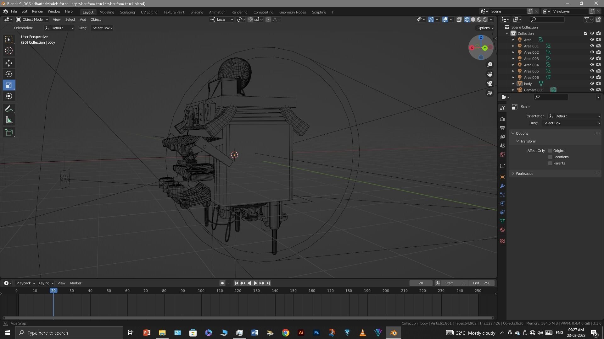 Food Truck 3D model_42