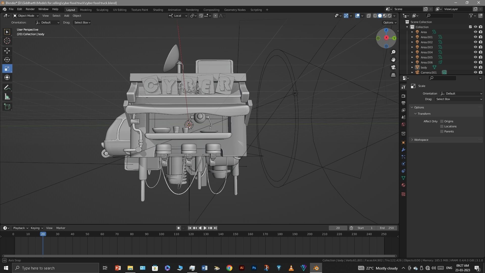 Food Truck 3D model_10