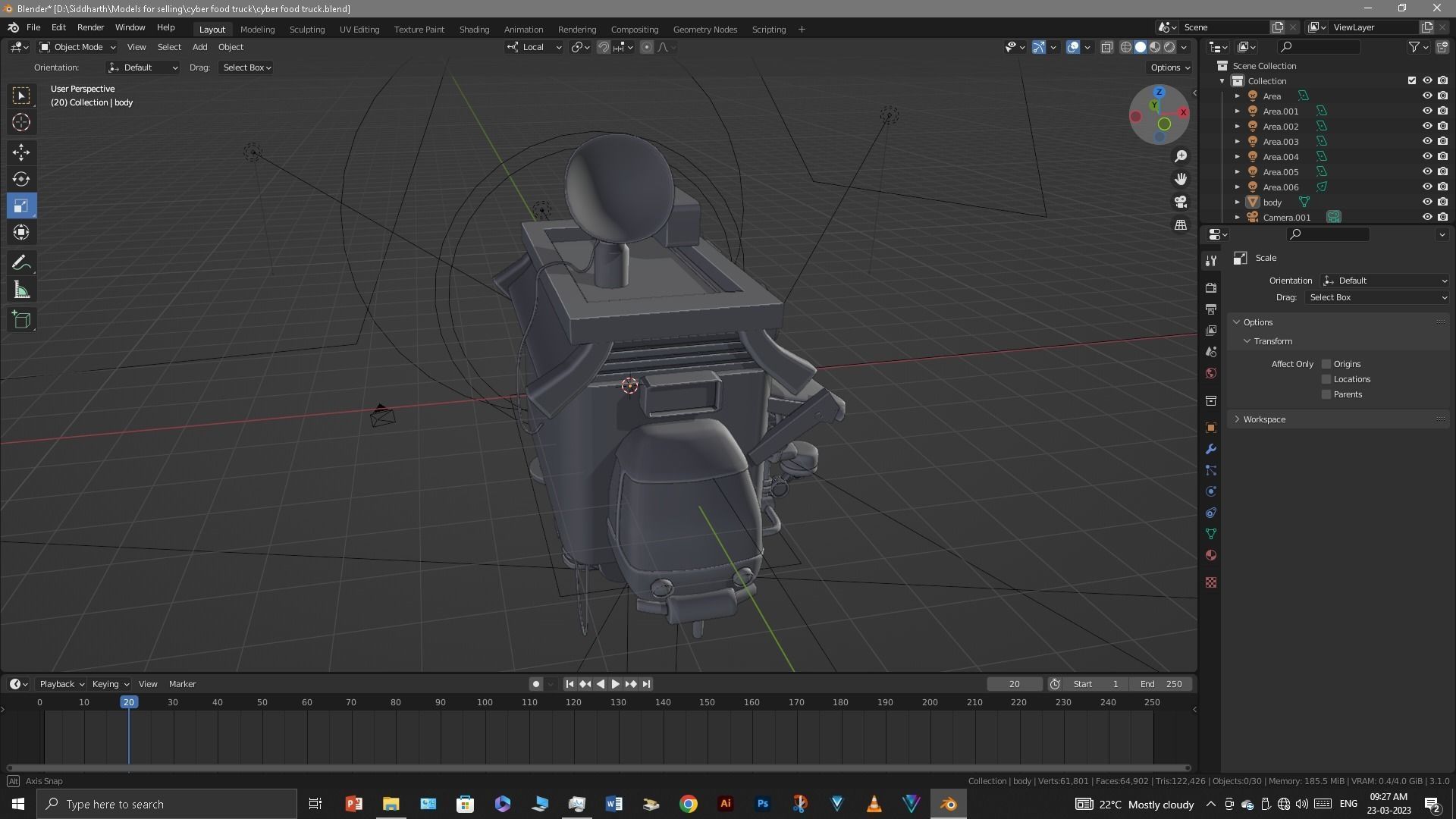Food Truck 3D model_24
