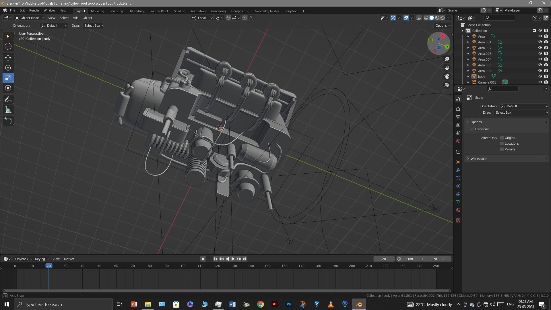 Food Truck 3D model_22
