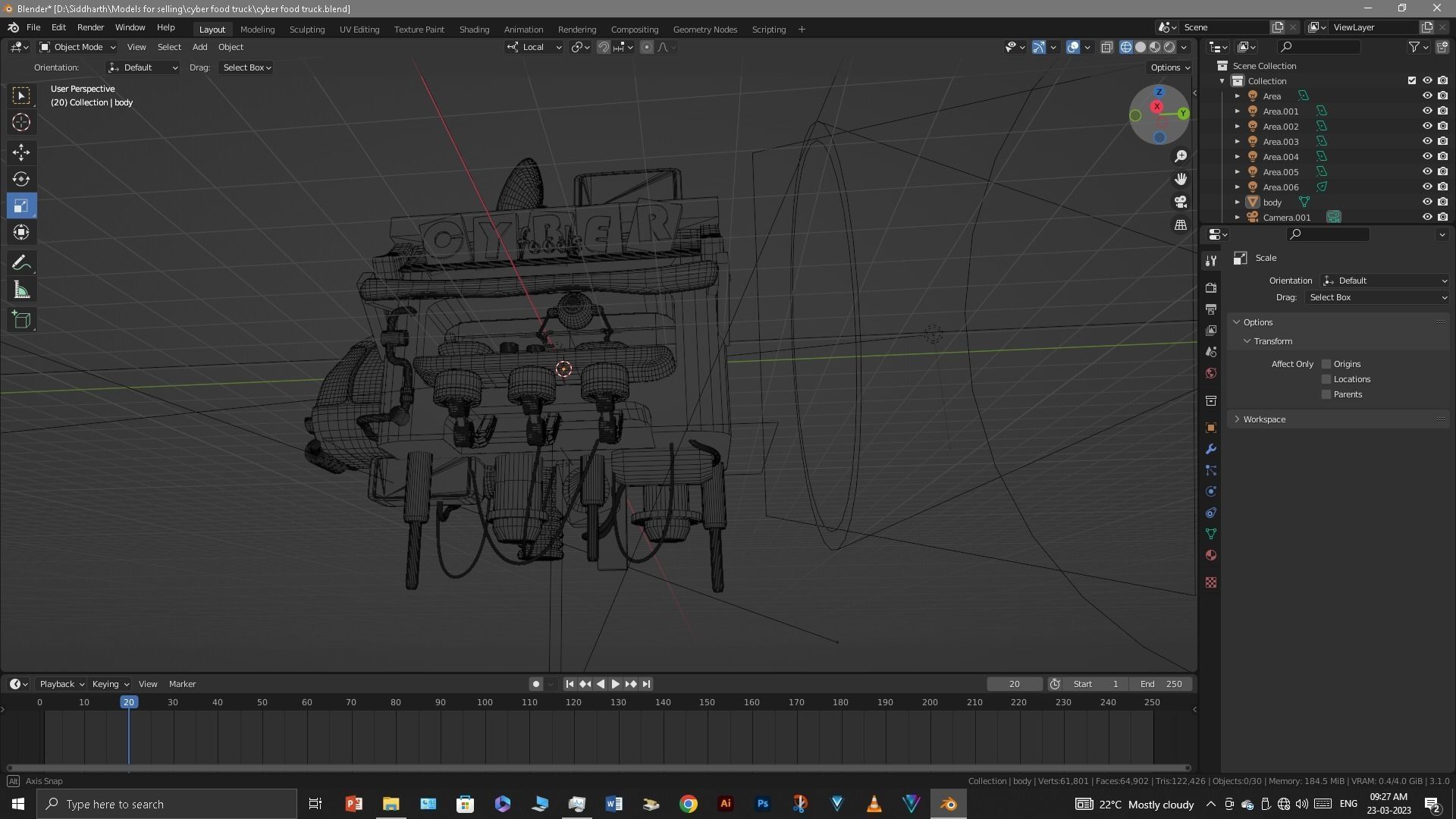 Food Truck 3D model_54