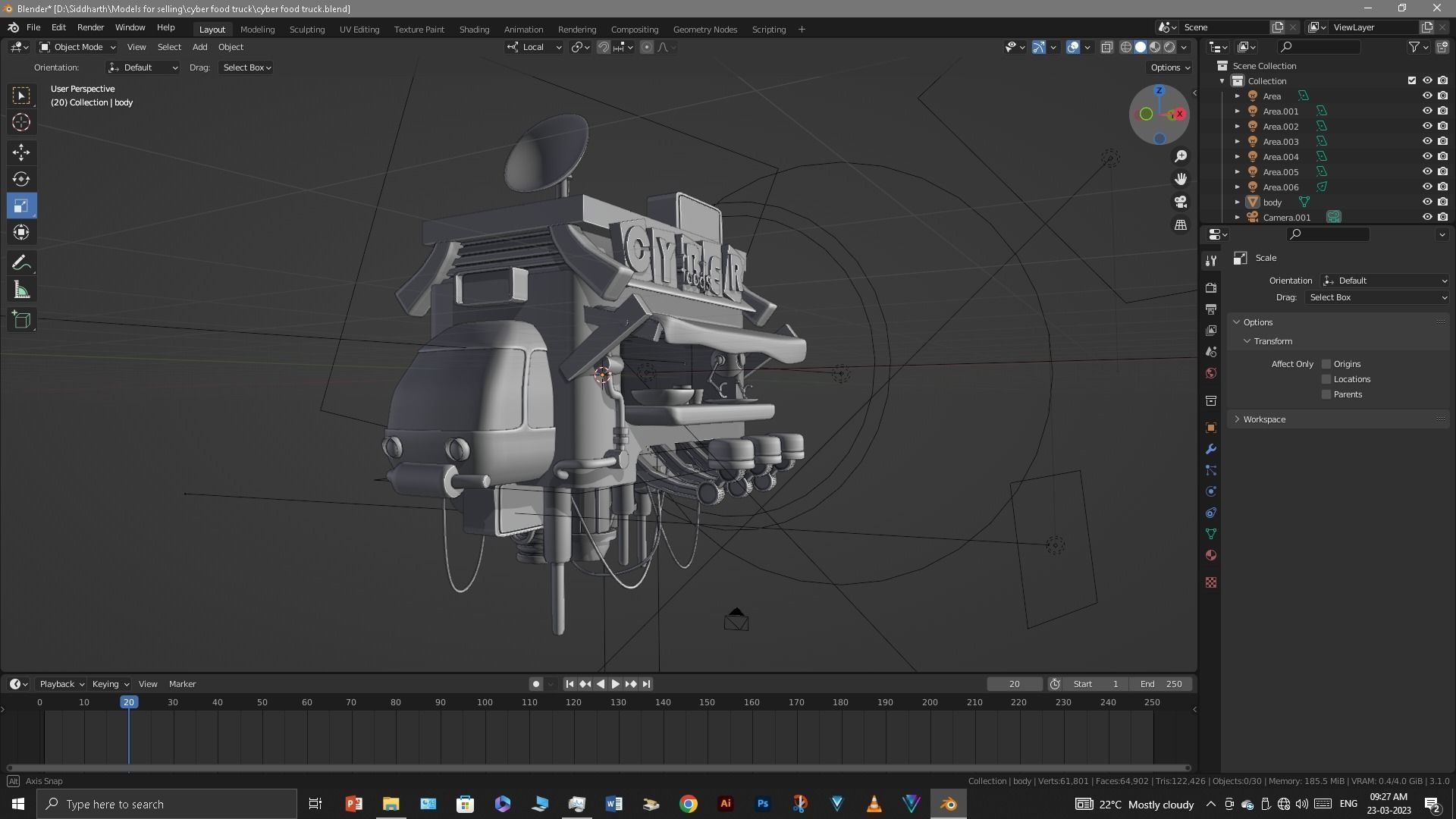 Food Truck 3D model_12