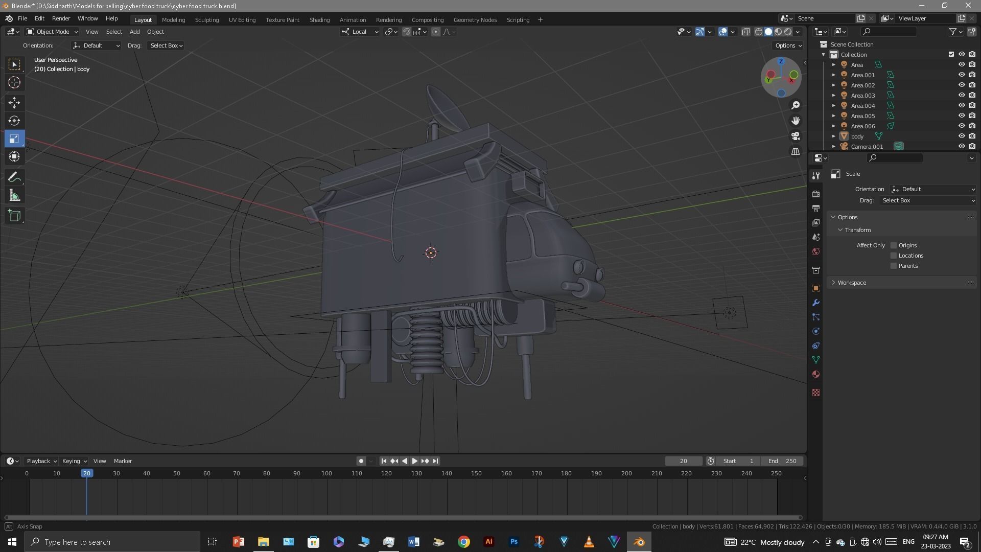 Food Truck 3D model_20