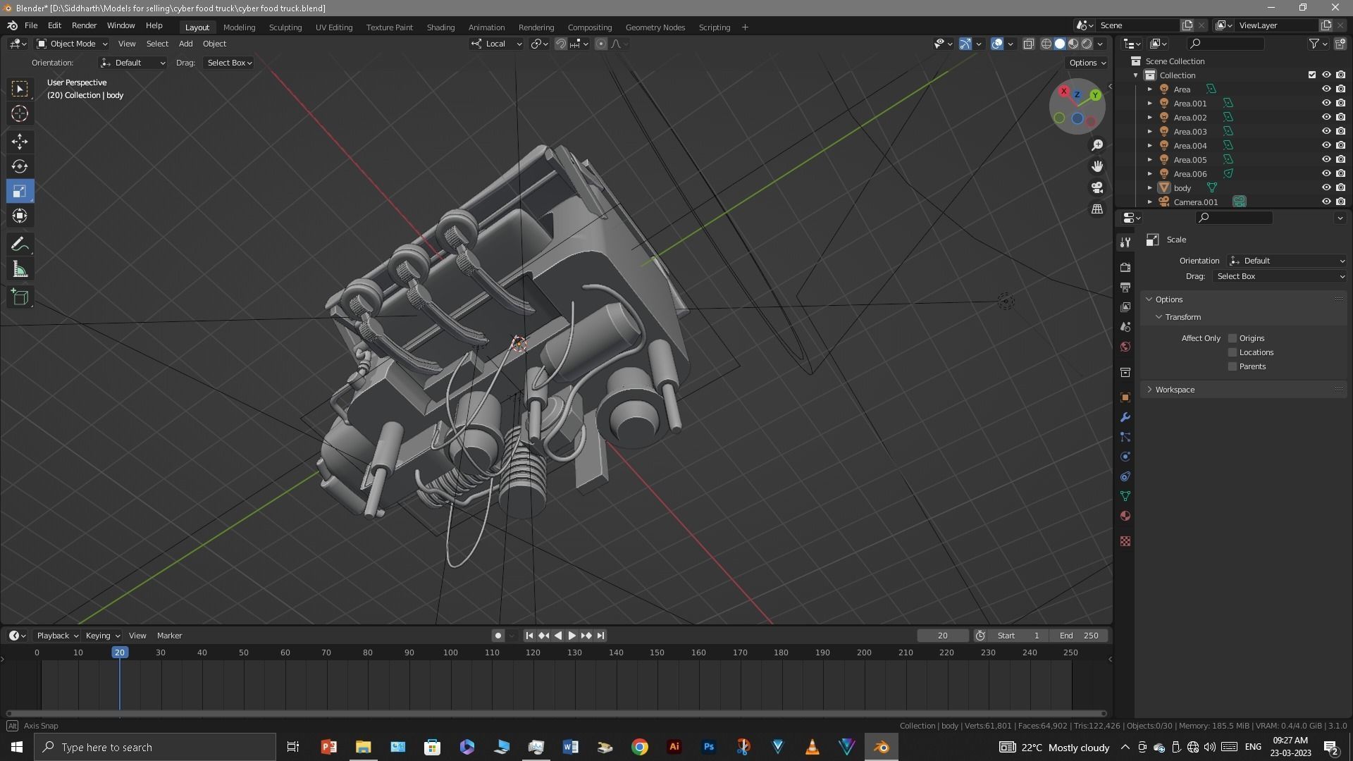 Food Truck 3D model_30