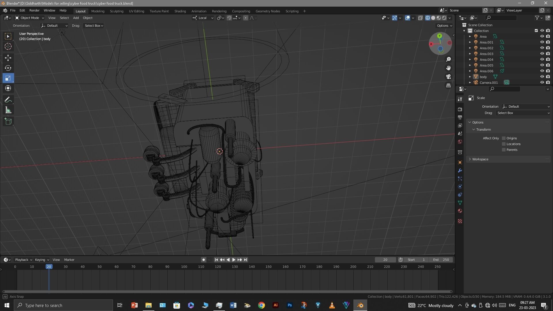 Food Truck 3D model_39