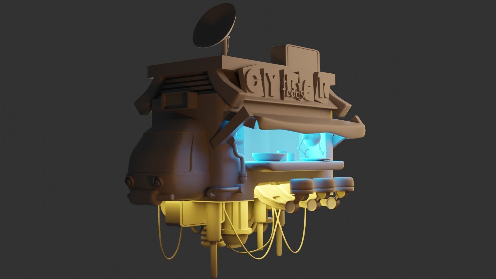 Food Truck 3D model_2