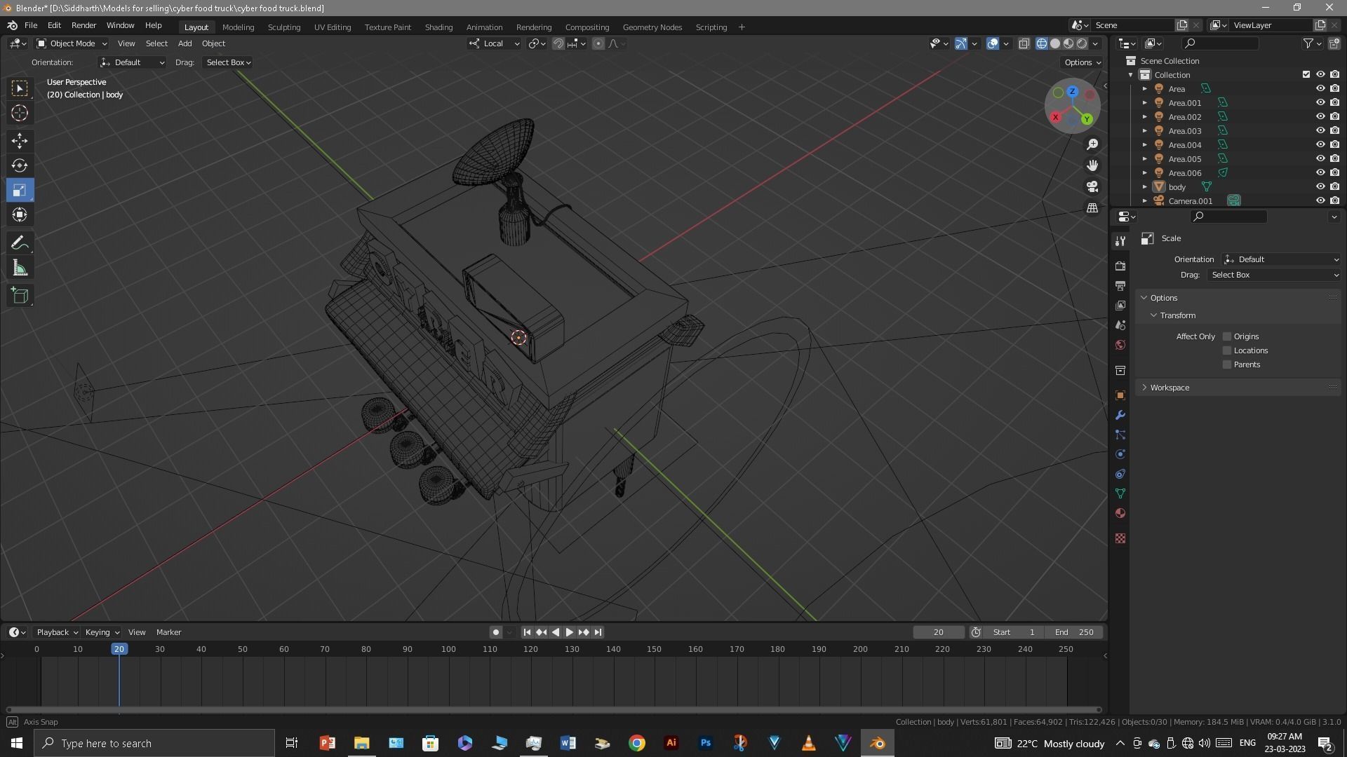 Food Truck 3D model_36