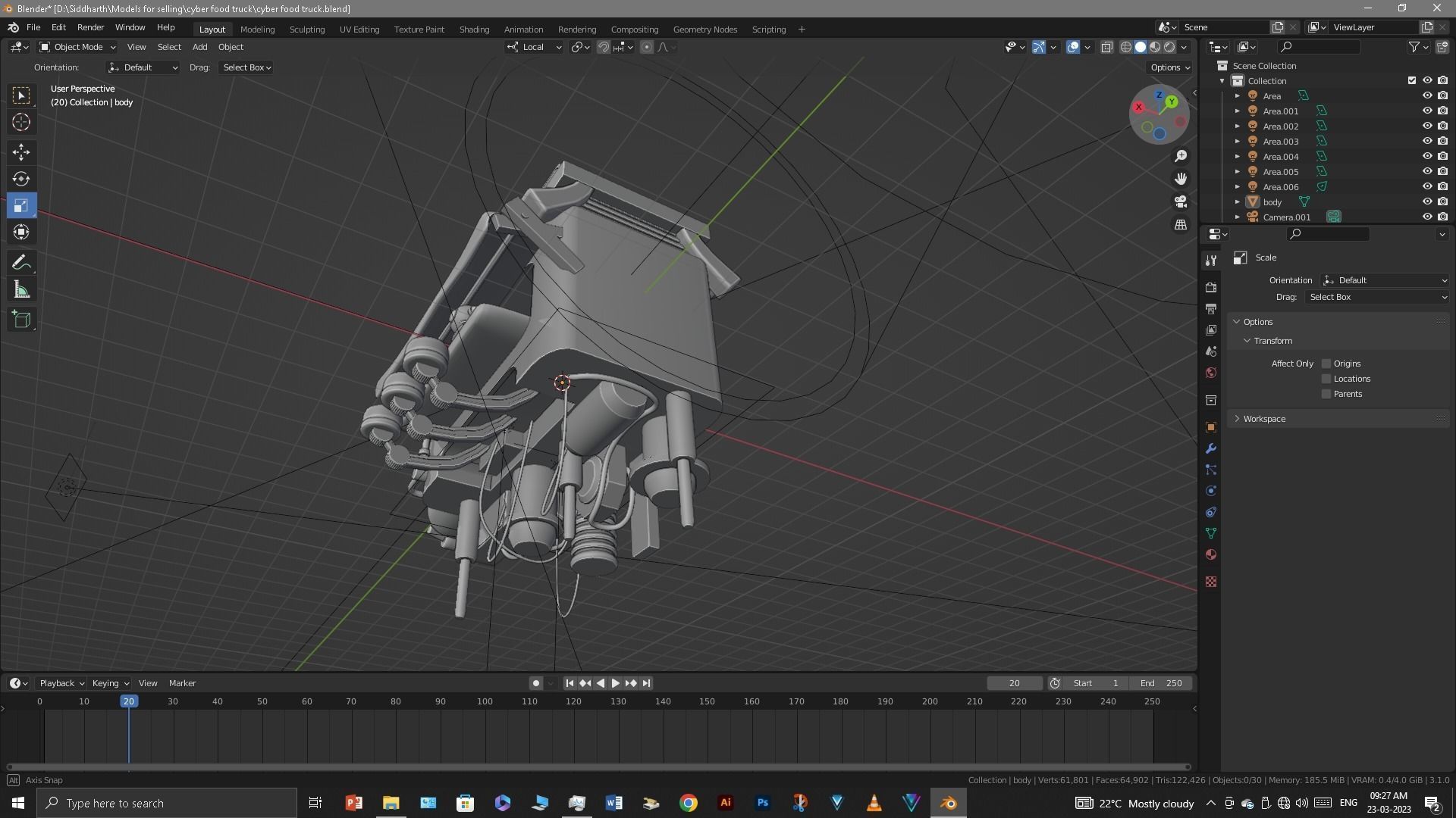 Food Truck 3D model_27