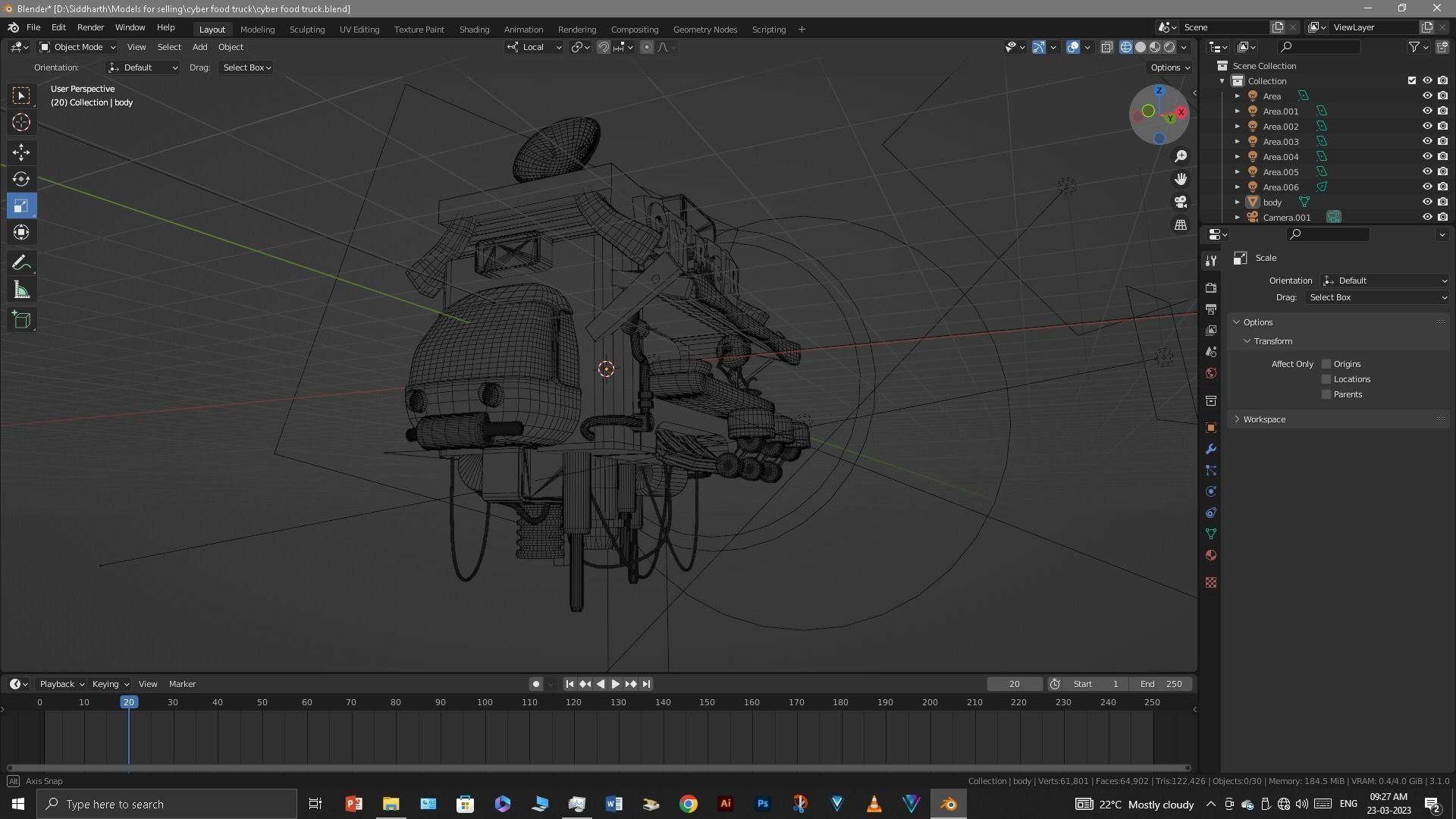 Food Truck 3D model_45