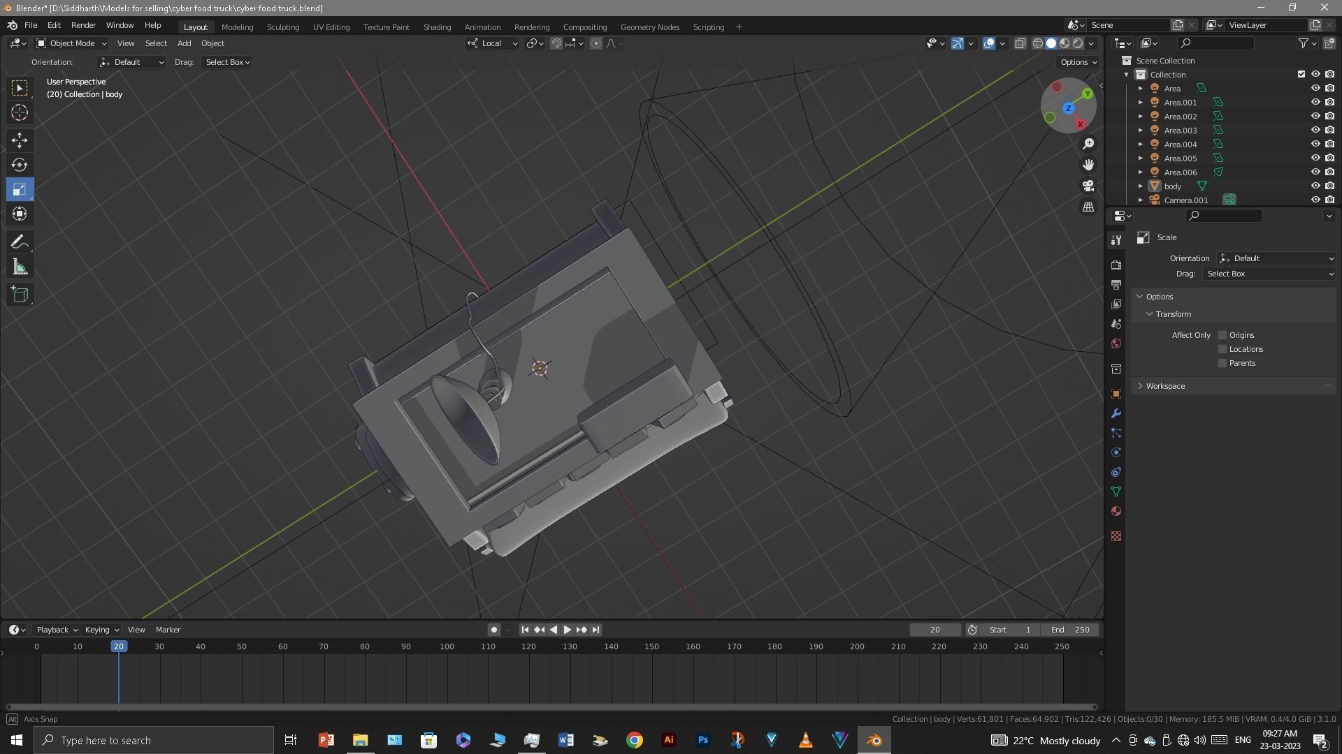 Food Truck 3D model_13