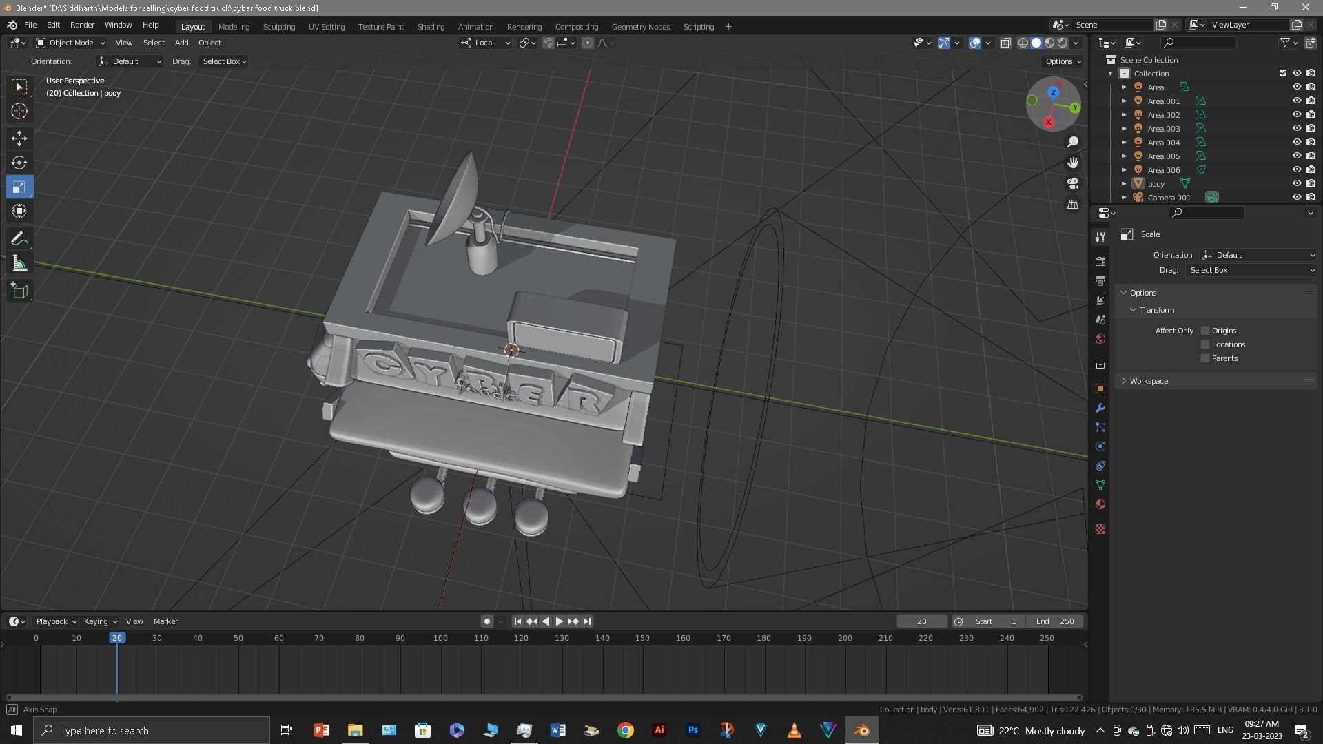 Food Truck 3D model_29