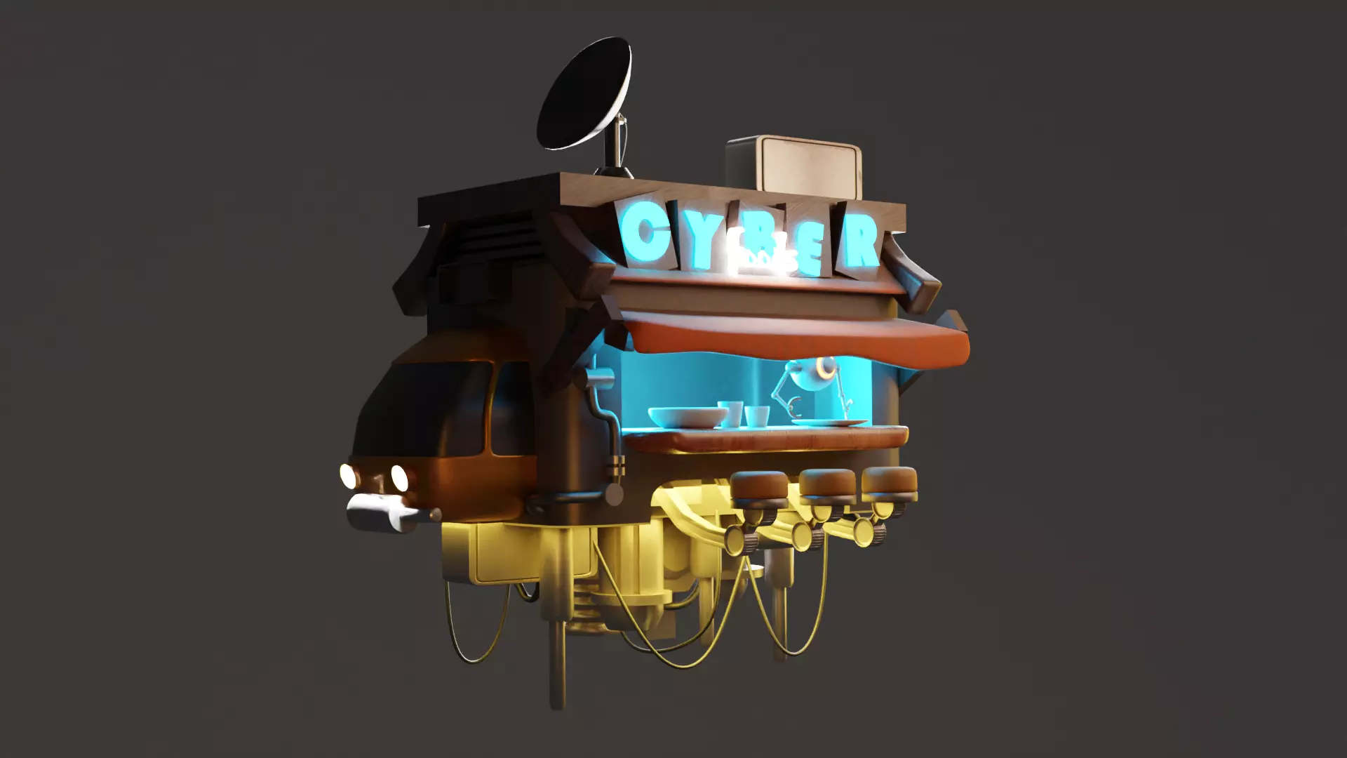 Food Truck 3D model_0