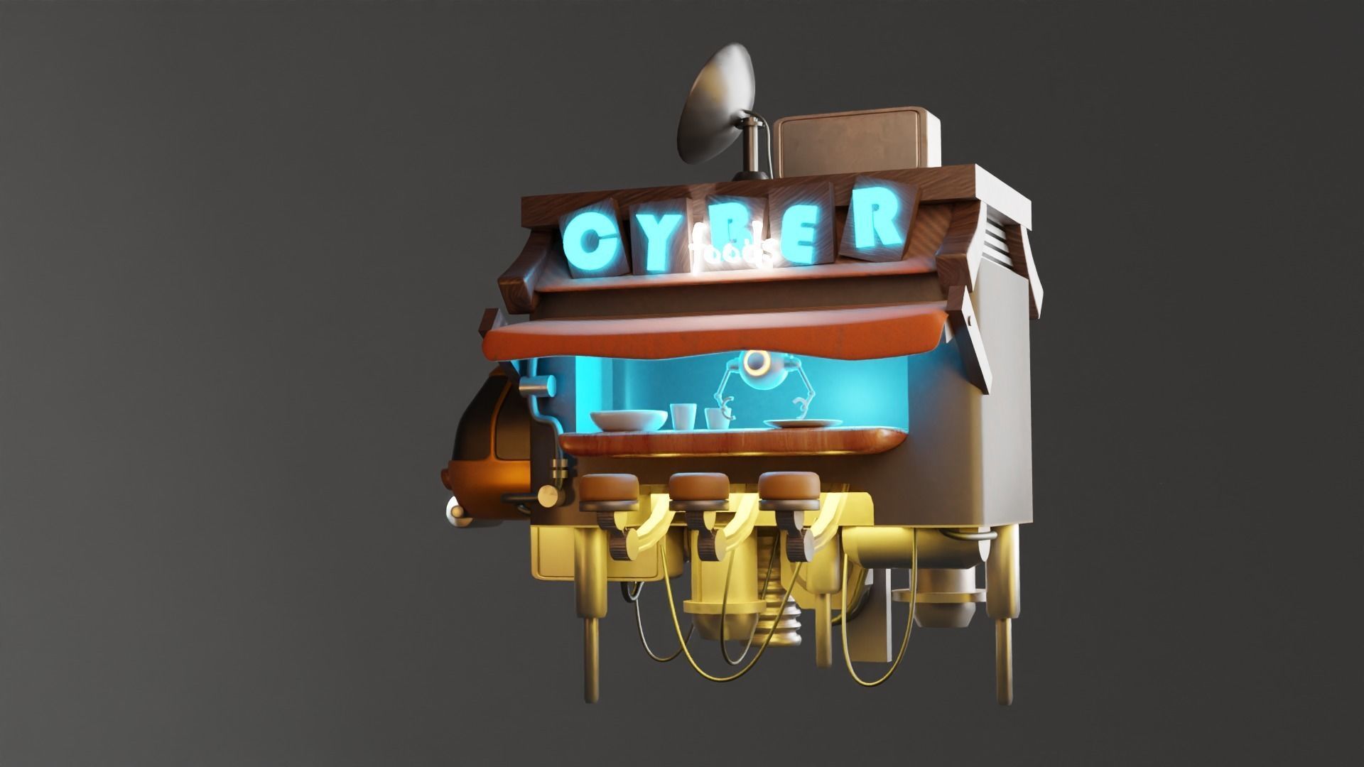 Food Truck 3D model_1