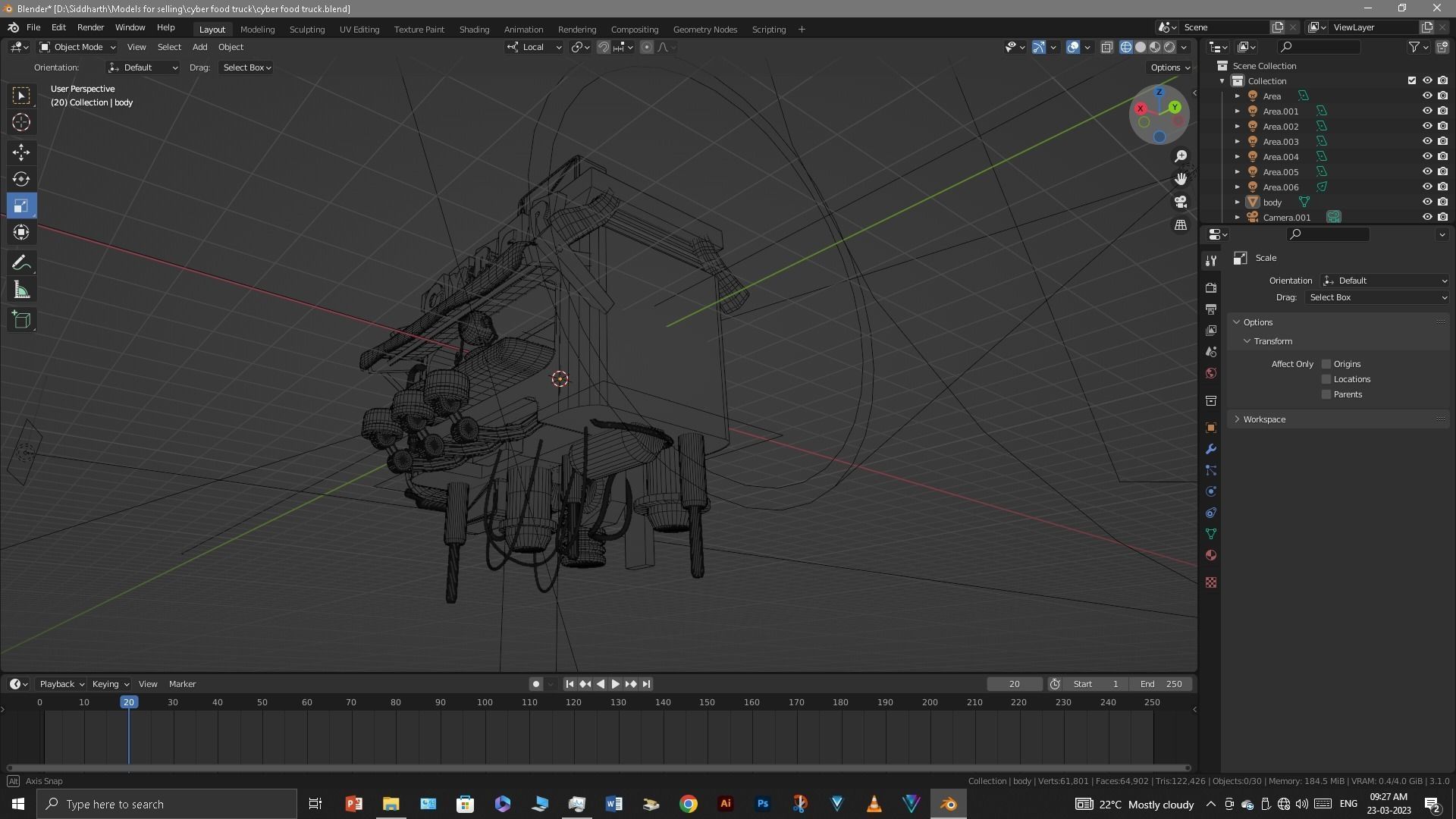 Food Truck 3D model_49