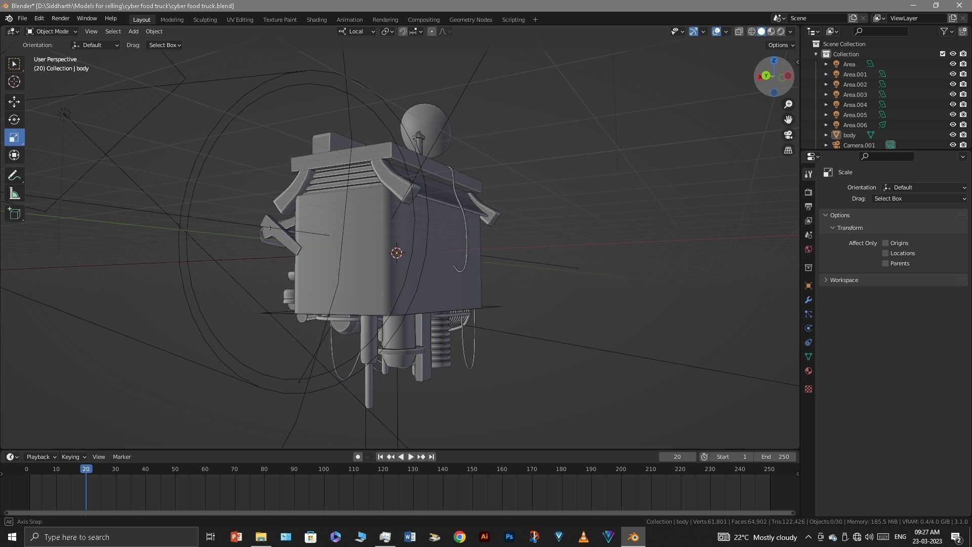 Food Truck 3D model_25