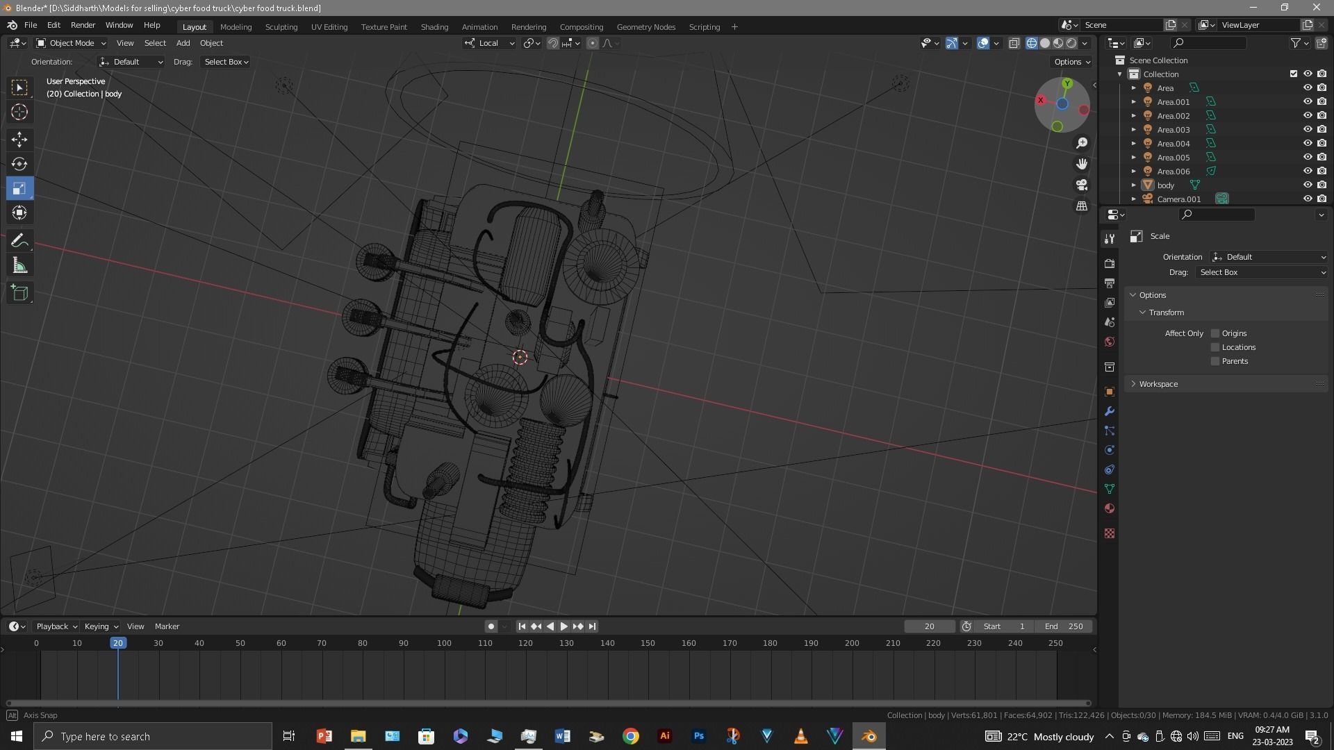 Food Truck 3D model_37