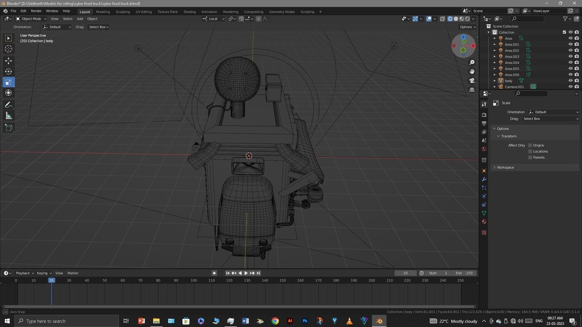 Food Truck 3D model_38