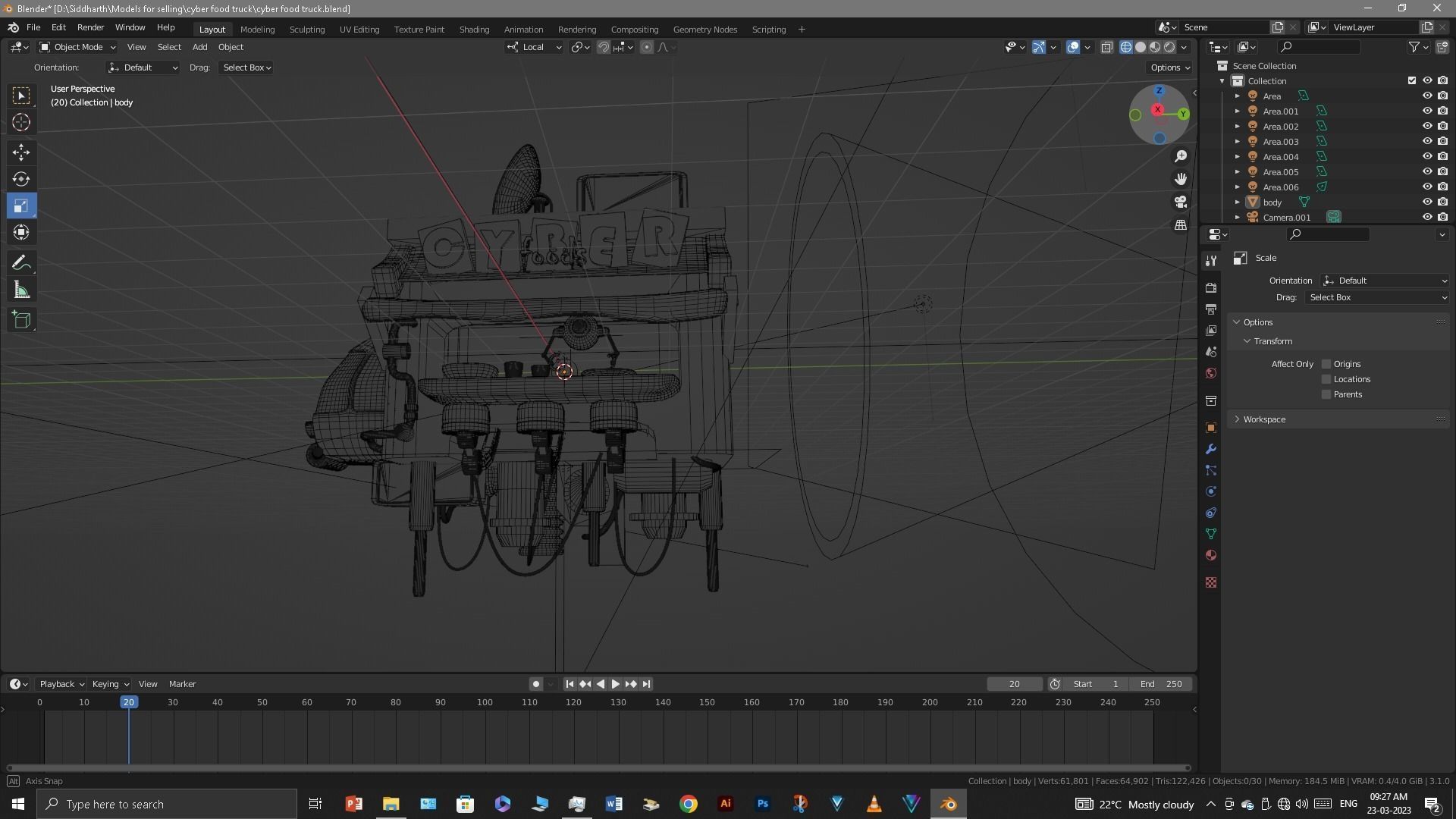 Food Truck 3D model_48