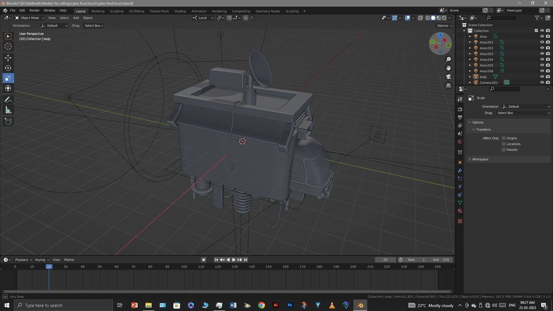 Food Truck 3D model_17