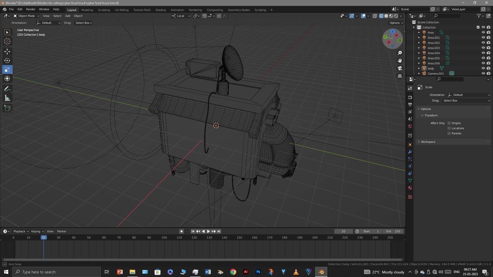 Food Truck 3D model_33