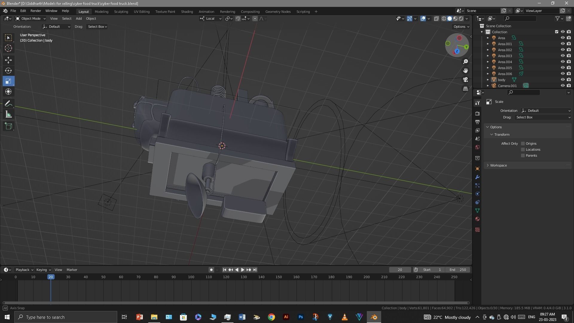 Food Truck 3D model_28