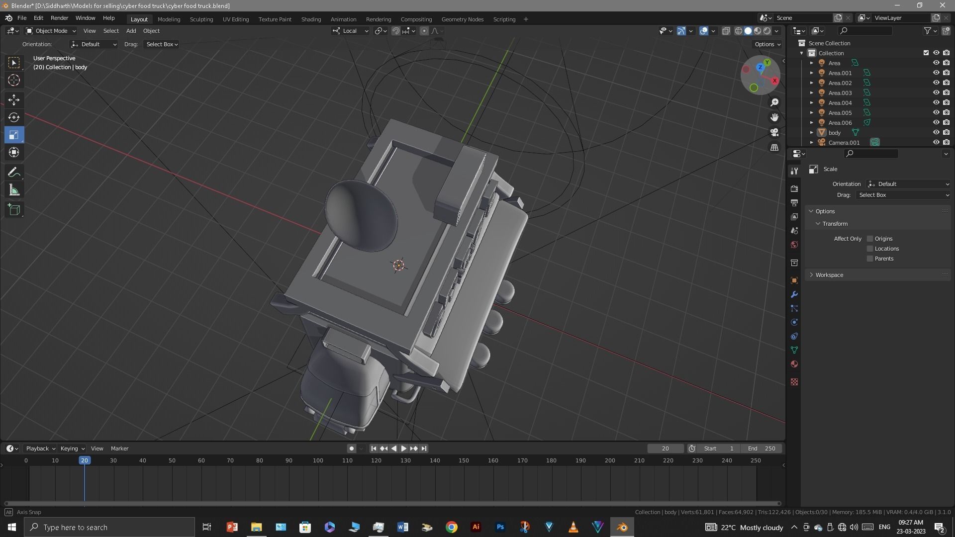 Food Truck 3D model_14
