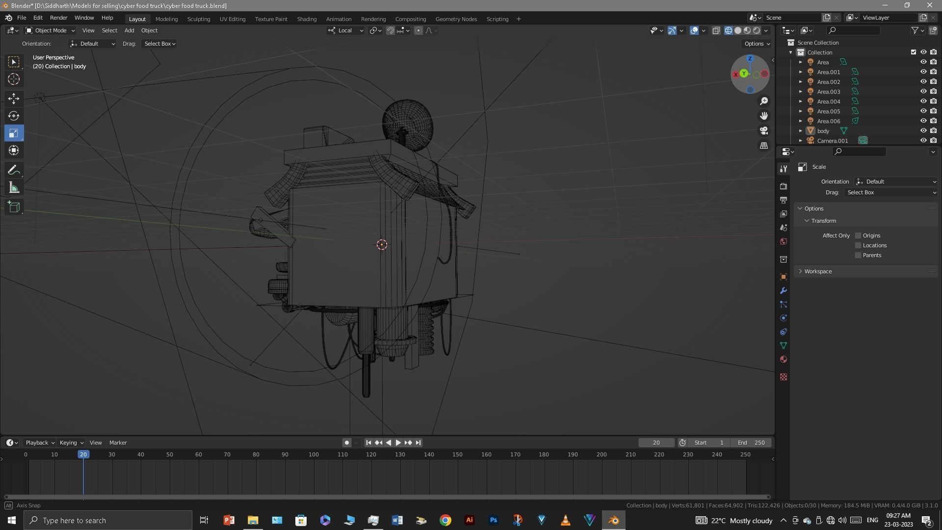 Food Truck 3D model_34