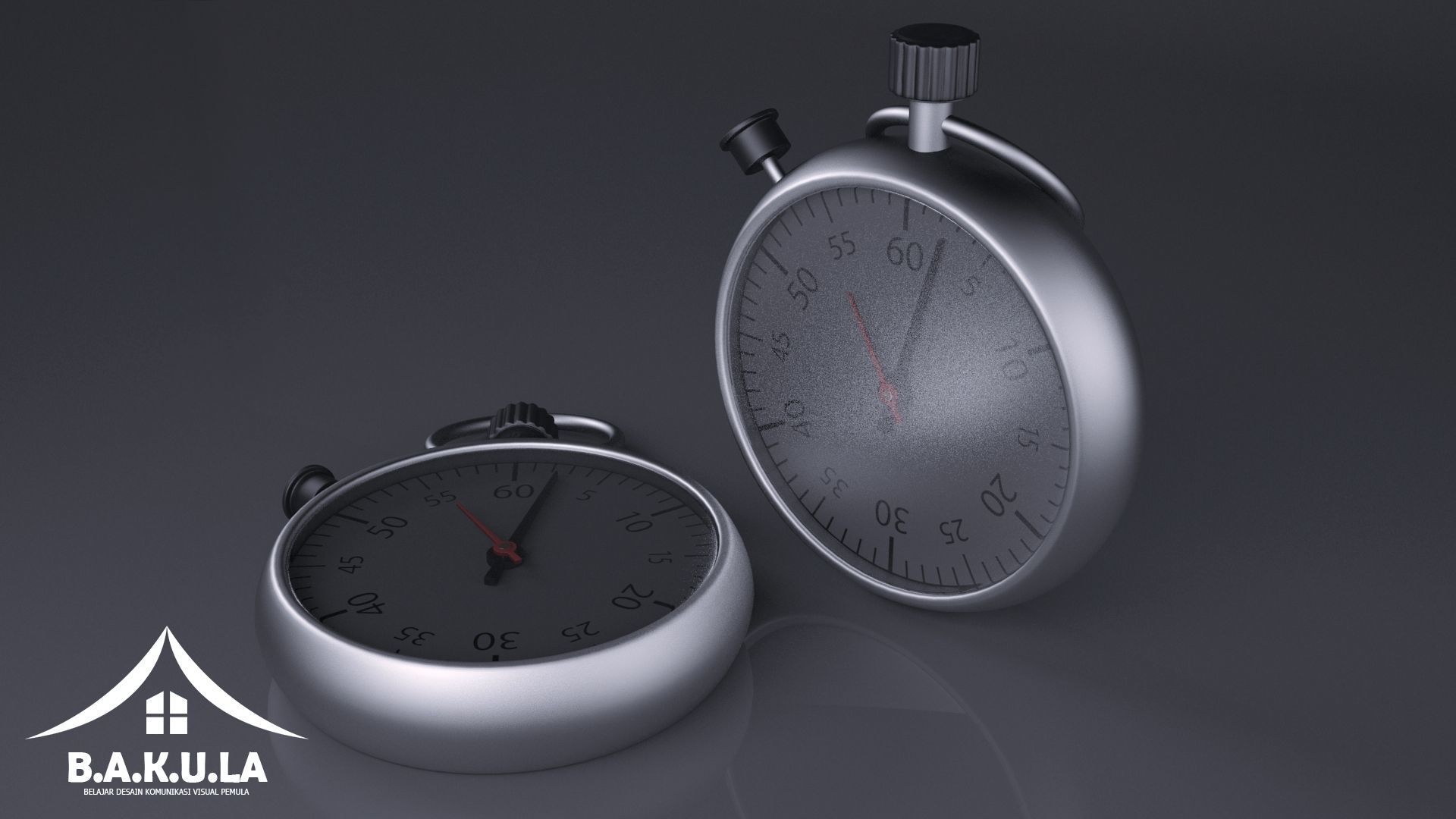 Stopwatch 3D model_1