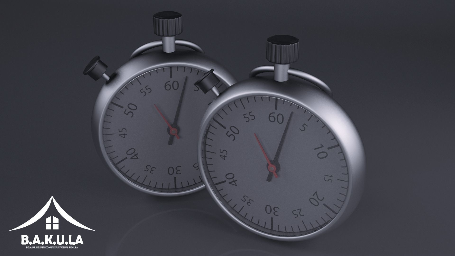 Stopwatch 3D model_2
