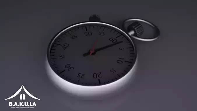Stopwatch 3D model