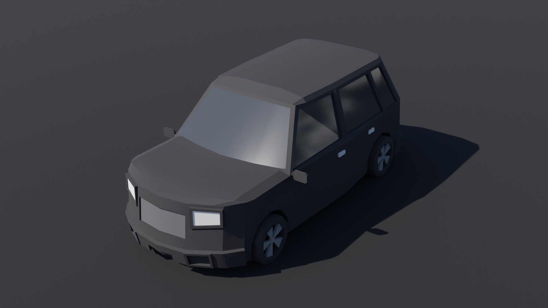 10 Low poly City Vehicles Low-poly 3D model_4
