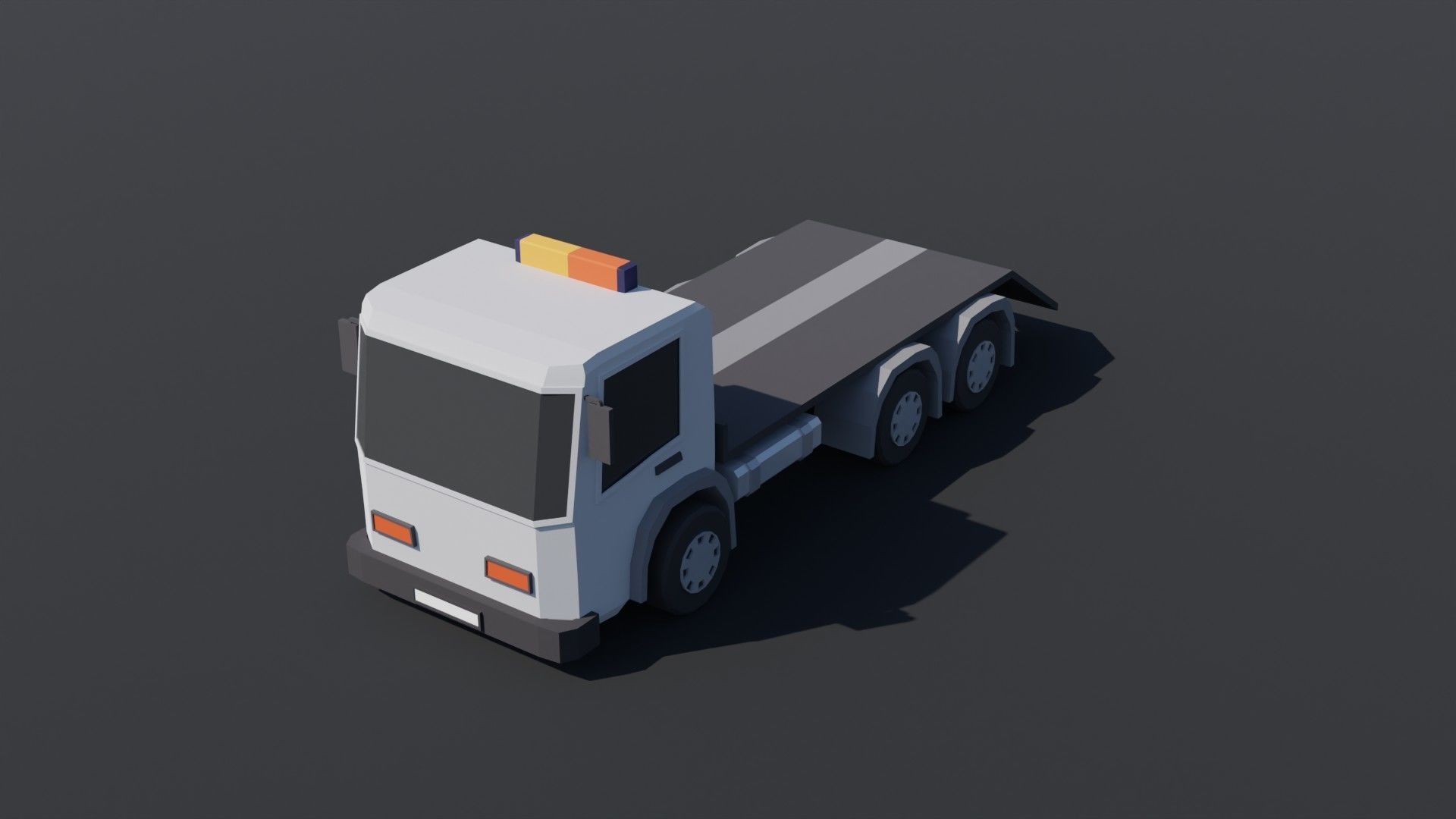 10 Low poly City Vehicles Low-poly 3D model_2
