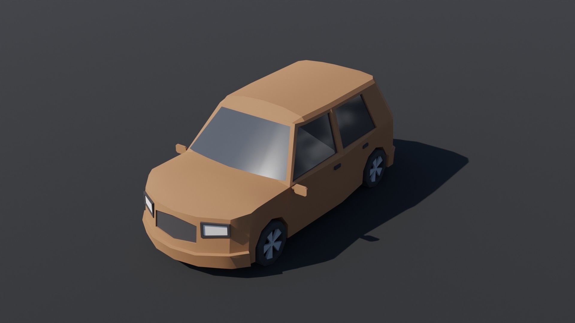10 Low poly City Vehicles Low-poly 3D model_16