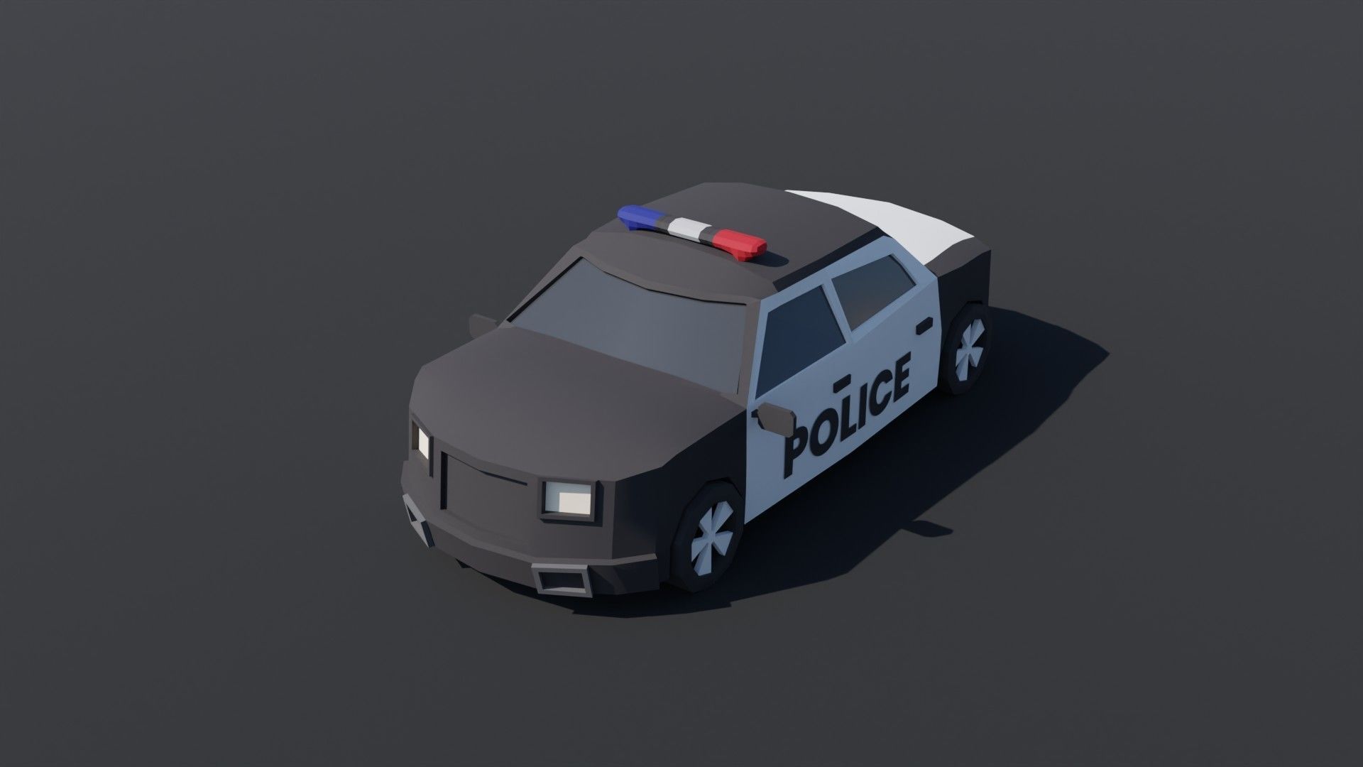 10 Low poly City Vehicles Low-poly 3D model_14