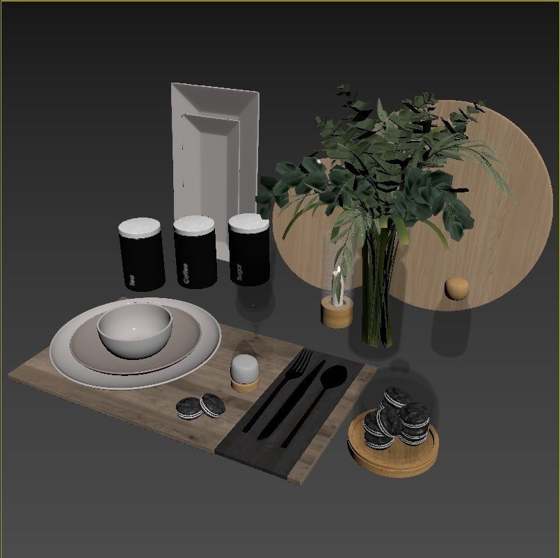 kitchen accessories RPM 01 3D model_9