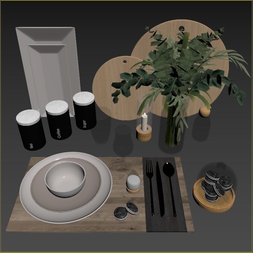 kitchen accessories RPM 01 3D model_4