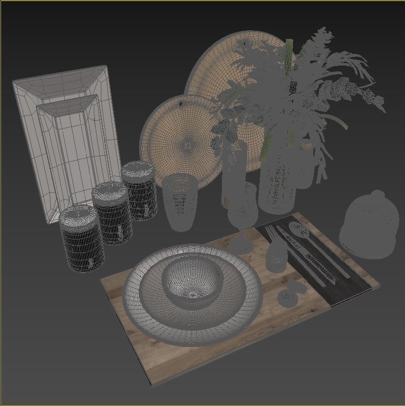 kitchen accessories RPM 01 3D model_7
