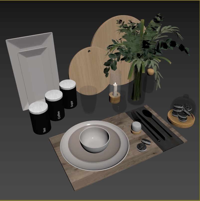 kitchen accessories RPM 01 3D model_6