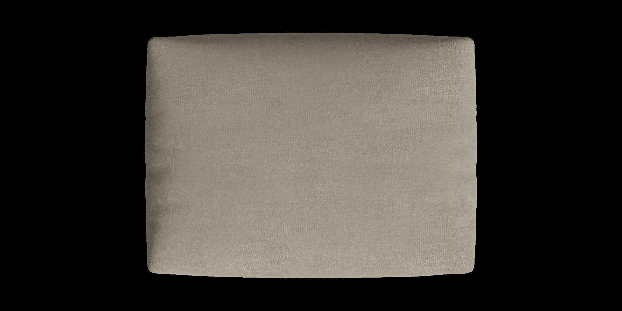 Rectangle Brown Pouf 3D model_3