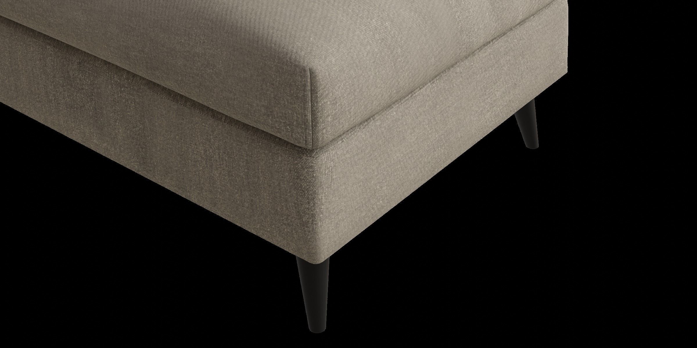 Rectangle Brown Pouf 3D model_6