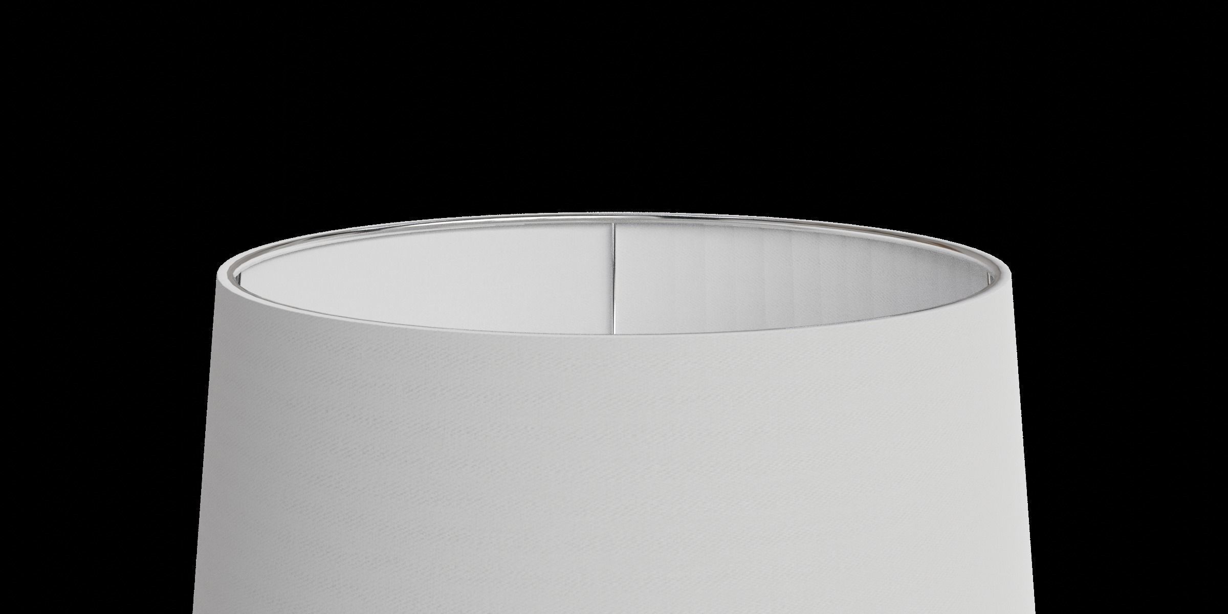 Chrome Crystal Table Lamp Low-poly 3D model_8